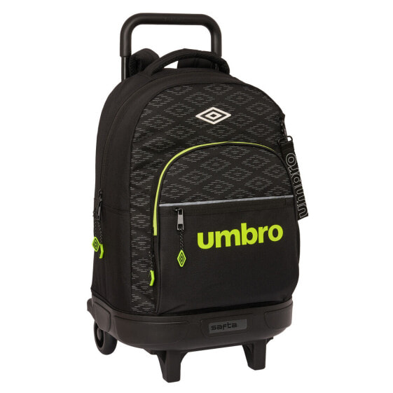 Детский рюкзак с колесиками Umbro Lima Чёрный 33 X 45 X 22 см