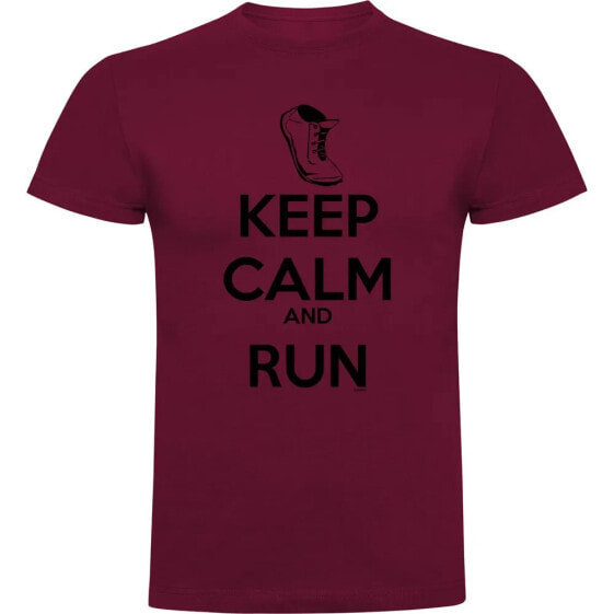 KRUSKIS Keep Calm And Run short sleeve T-shirt