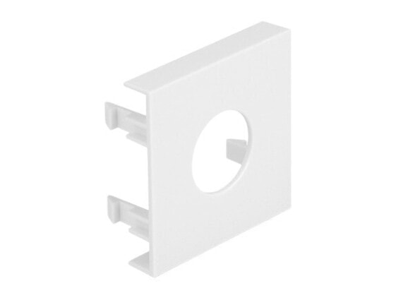 Delock Easy 45 - White - Plastic - Polycarbonate (PC) - Screwless - Universal - 45 mm - 45 mm