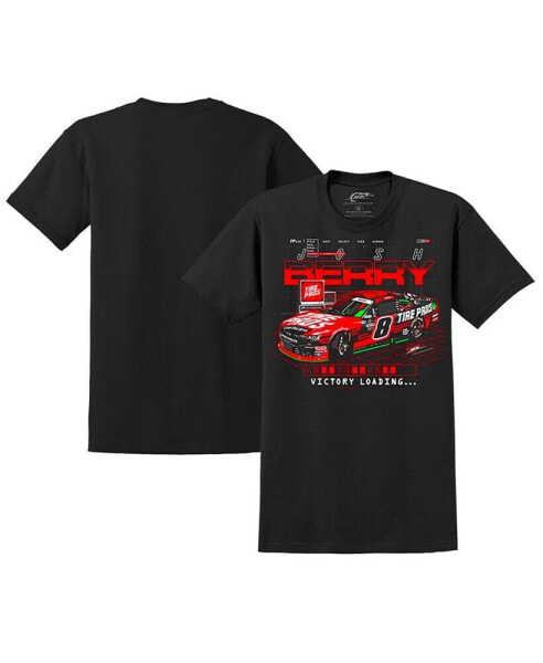 Men's Black Josh Berry Tire Pros 1-Spot Car T-shirt