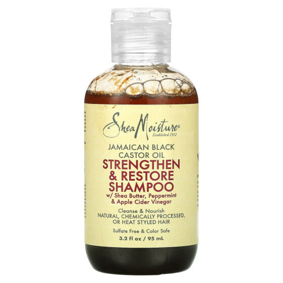 Шампунь укрепляющий SheaMoisture Jamaican Black Castor Oil, Strengthen & Restore 384 мл