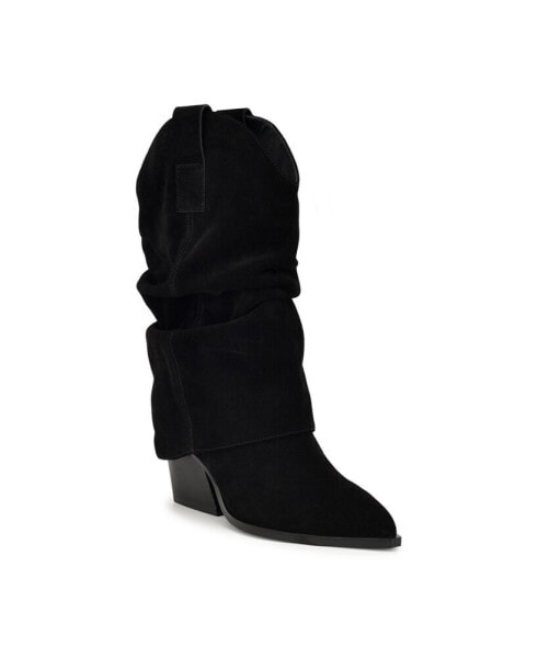Women's Wilton Stacked Block Heel Casual Boots