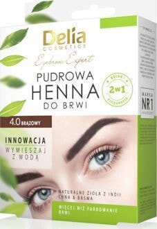 Delia Pudrowa henna do brwi 0.4 Brązowa