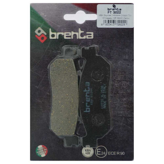 BRENTA MOTO 3022 Rear Organic Brake Pads