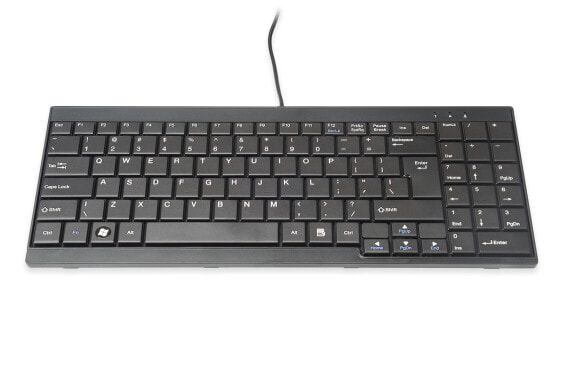 DIGITUS Keyboard Suitable for TFT Consoles, US-Layout