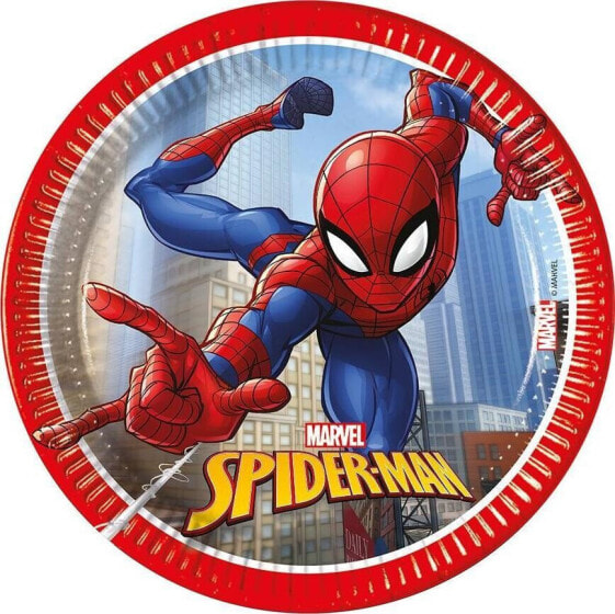 PROCOS Talerzyki papierowe 20cm 8 szt Spiderman