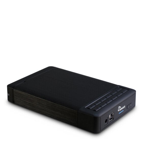 Inter-Tech Argus GD-35LK01 - HDD enclosure - 3.5" - Serial ATA - Serial ATA II - Serial ATA III - 5 Gbit/s - USB connectivity - Black