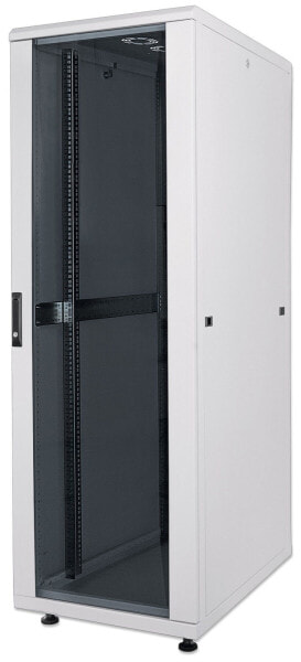 Intellinet Network Cabinet - Free Standing (Standard) - 32U - Usable Depth 123 to 573mm/Width 703mm - Grey - Assembled - Max 1500kg - Server Rack - IP20 rated - 19" - Steel - Multi-Point Door Lock - One Lock Per Side Panel - Three Year Warranty - Freestanding rack -