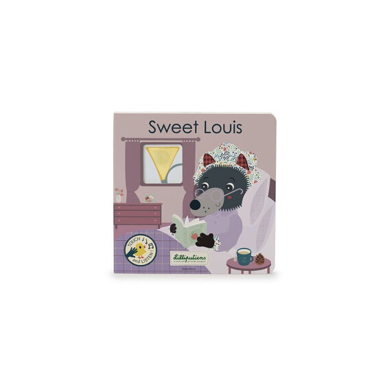 Развивающая книжка с звуковыми и тактильными элементами Lilliputiens Sweet Louis