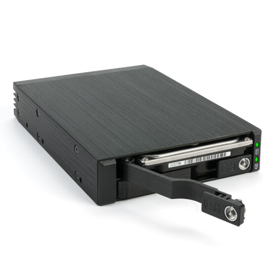 FANTEC MR-25DUAL - HDD/SSD enclosure - SAS,SAS-2,Serial ATA,Serial ATA II,Serial ATA III - Hot-swap - Black