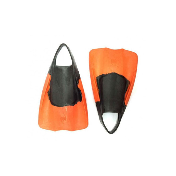 Ласты Pod Logo в черно-оранжевом цвете - для сёрфинга