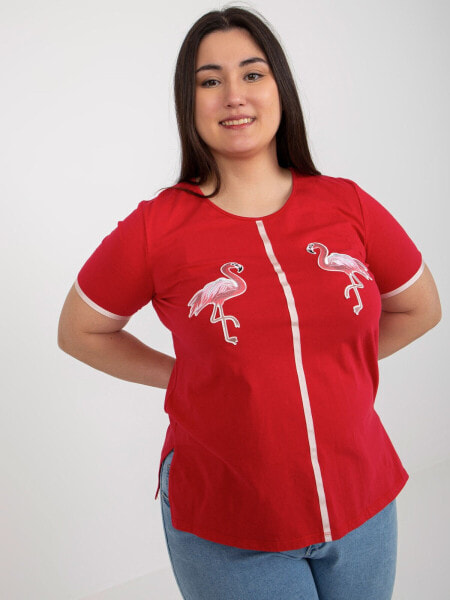 T-shirt-LK-TS-506819.74P-czerwony