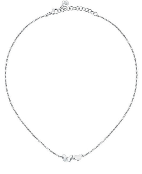 Gentle women´s necklace made of steel Passioni SAUN32