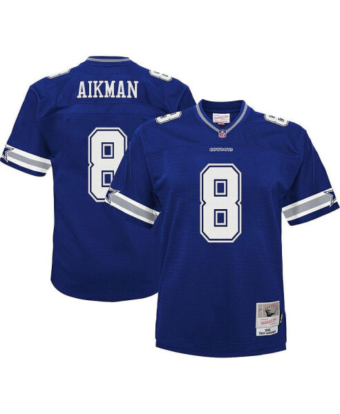 Infant Boys and Girls Troy Aikman Navy Dallas Cowboys 1996 Retired Legacy Jersey