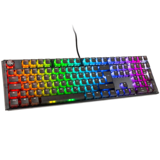 Ducky One 3 Aura Black Gaming Tastatur, RGB LED - MX-Speed-Silver