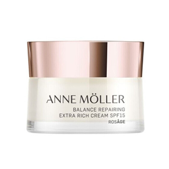 Увлажняющий крем для лица Firming skin Rosâge SPF 15 (Balance Extra-Rich Repairing Cream) 50 ml Anne Moller