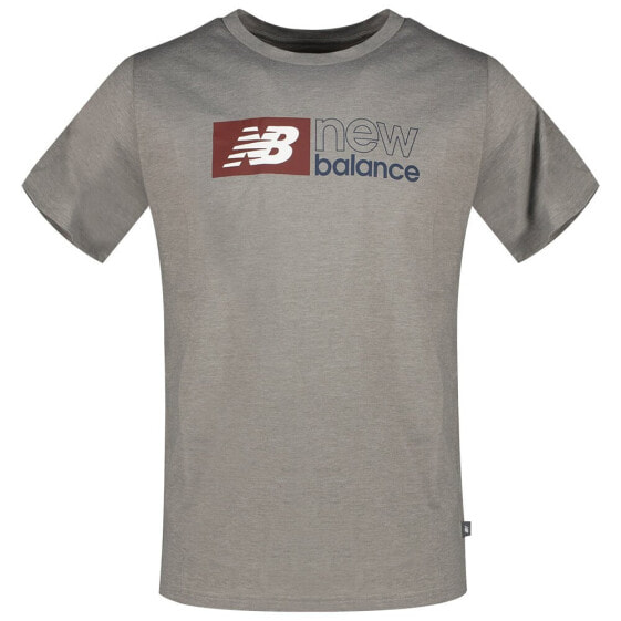 NEW BALANCE Sport Essentials Heathertech Graphic short sleeve T-shirt