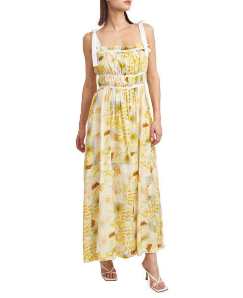 Women's Torrey Shirred Maxi Dress
