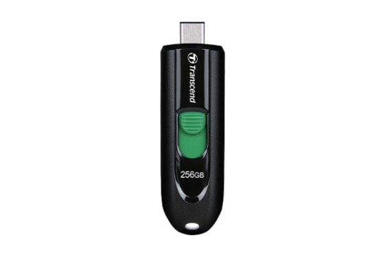 Transcend JetFlash 790C - 256 GB - USB Type-C - 3.2 Gen 1 (3.1 Gen 1) - Sleeve - 4.9 g - Black