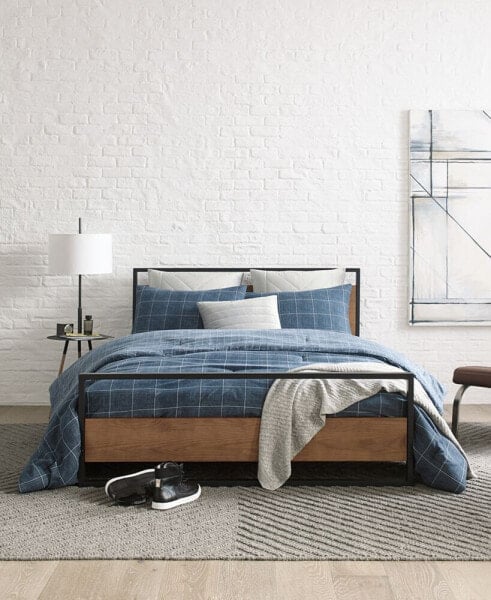 Holden Grid King Duvet Cover Set