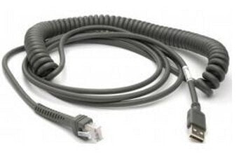 Datalogic 5m USB2.0 A - Black - USB A - 5 m