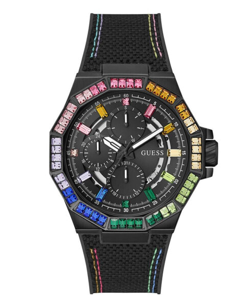 Часы Guess Analog Black Nylon Silicone Watch