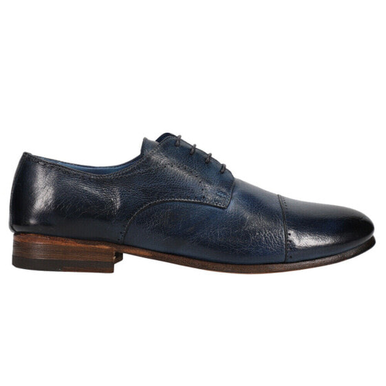 Lucchese Franca Oxford Womens Blue Flats Casual BL7750