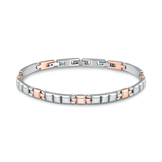 Modern steel bracelet for men SALS79