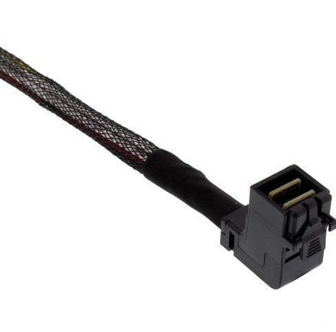 InLine Mini SAS HD Cable SFF-8643 angled to 4x SATA + Sideband 0.5m