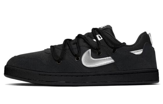 【定制球鞋】 Nike SB Alleyoop 极简 工业 雾霾银 vibe解构 绑带 低帮 板鞋 男女同款 黑白银 / Кроссовки Nike CJ0882-001 TeamY мужская CJ0882-001