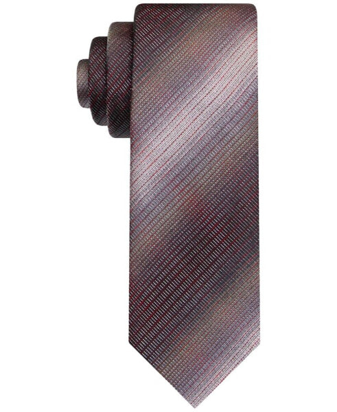 Men's Classic Micro-Grid Long Tie