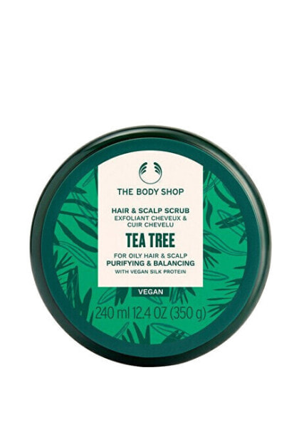 The Body Shop Tea Tree Hair & Scalp Scrub Себорегулирующий скраб для жирной кожи головы и волос