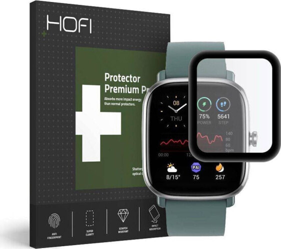 Hofi Glass Szkło Hybrydowe Hybrid Glass Amazfit GTS 2 Mini Black