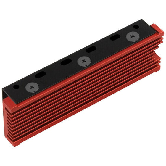 AXAGON CLR-M2 passiver M.2-SSD-Kühlkörper - 2280, Aluminium, rot