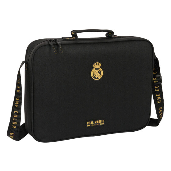 Школьный портфель Real Madrid C.F. Чёрный 38 x 28 x 6 cm