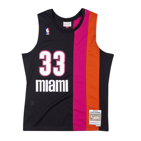 Mens Mitchell & Ness NBA SWINGMAN JERSEY - HEAT 05 ALONZO MOURNING