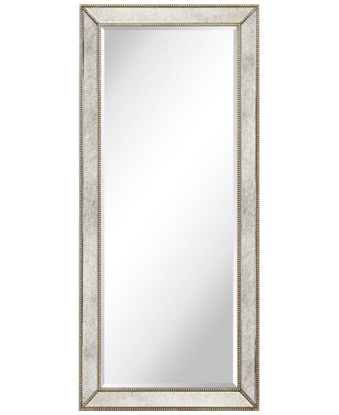 Solid Wood Frame Covered with Beveled Antique Mirror Panels - 24" x 54"