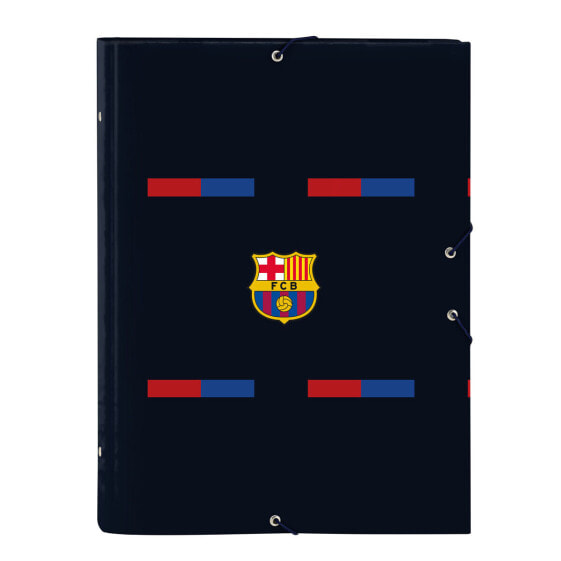 Папка F.C. Barcelona Спортивная Тёмно Бордовая Тёмно Синяя A4 (26 x 33.5 x 4 см)
