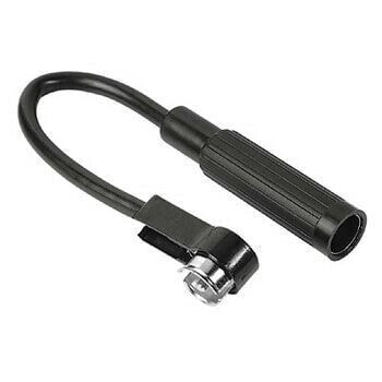 Hama Plug ISO 90° - Socket DIN - Black - ISO