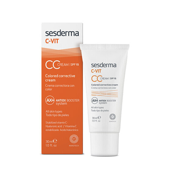 Sesderma C-vit CC Cream SPF15 Антиоксидантный CC - крем корректирующий тон кожи