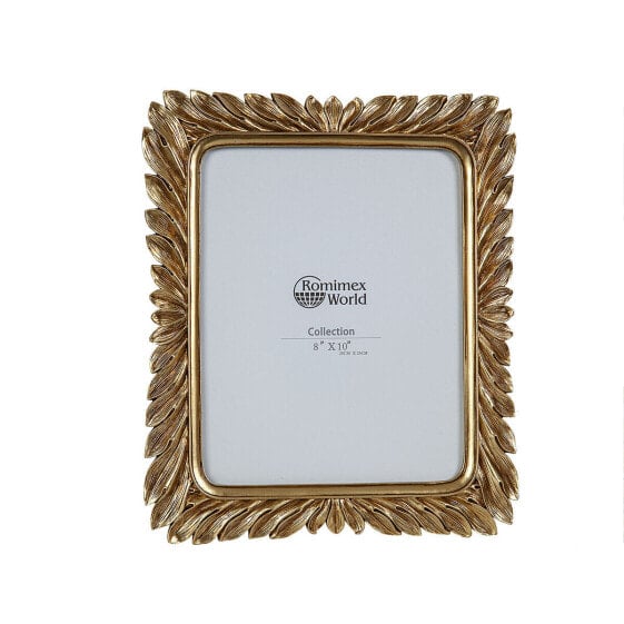 Photo frame Romimex Golden Resin 28 x 33 x 2 cm