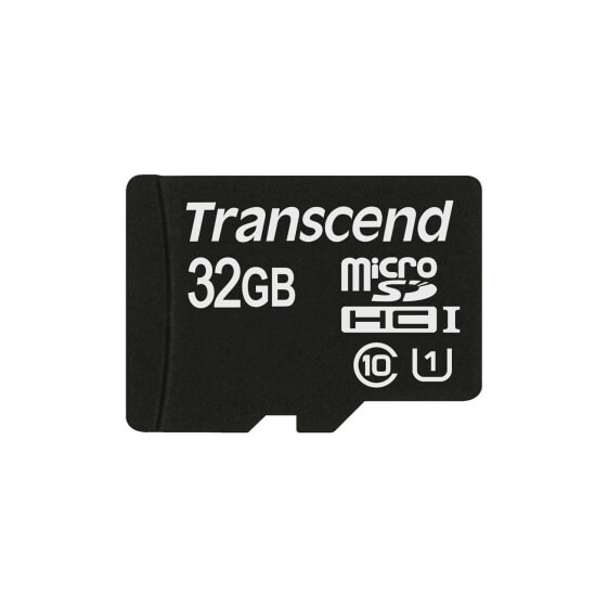 Transcend microSDXC/SDHC Class 10 UHS-I 32GB - 32 GB - MicroSDHC - Class 10 - UHS - 90 MB/s - Black - Red