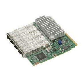 Supermicro AOC-MTG-I4S - Internal - Wired - Fiber - 100000 Mbit/s - Green - Silver