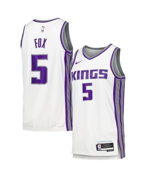 Men's De'Aaron Fox White Sacramento Kings Swingman jersey Player Jersey - Association Edition