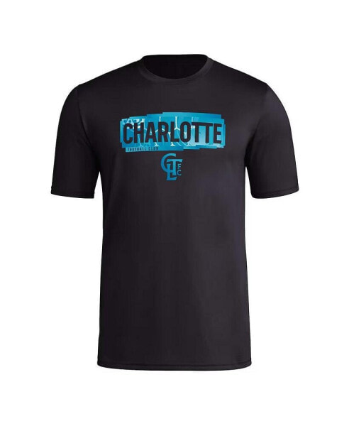 Men's Black Charlotte FC Local Pop AEROREADY T-Shirt