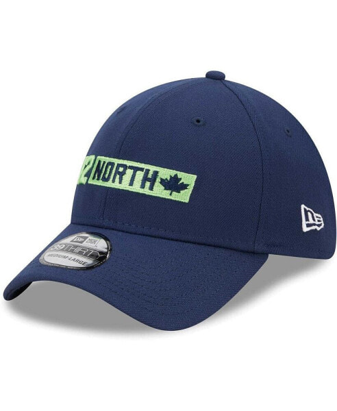 Men's College Navy Seattle Seahawks 12 North Collection 39THIRTY Flex Hat