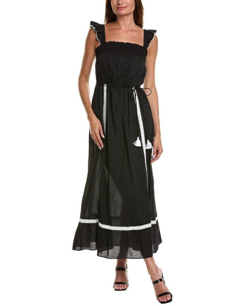 Garrie B Smocked Maxi Dress Women's