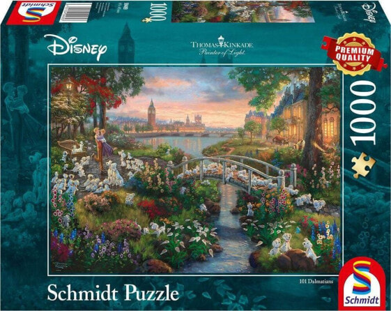 Schmidt Spiele Puzzle 1000 101 dalmatyńczyków (Disney) G3