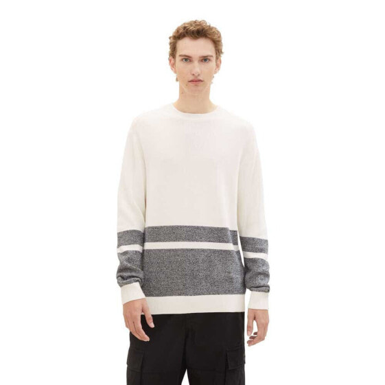 TOM TAILOR 1040030 Colorblock Knit sweater