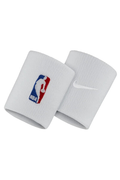 Напульсник Nike NBA белый A.Nike Dri FIT 100.OS